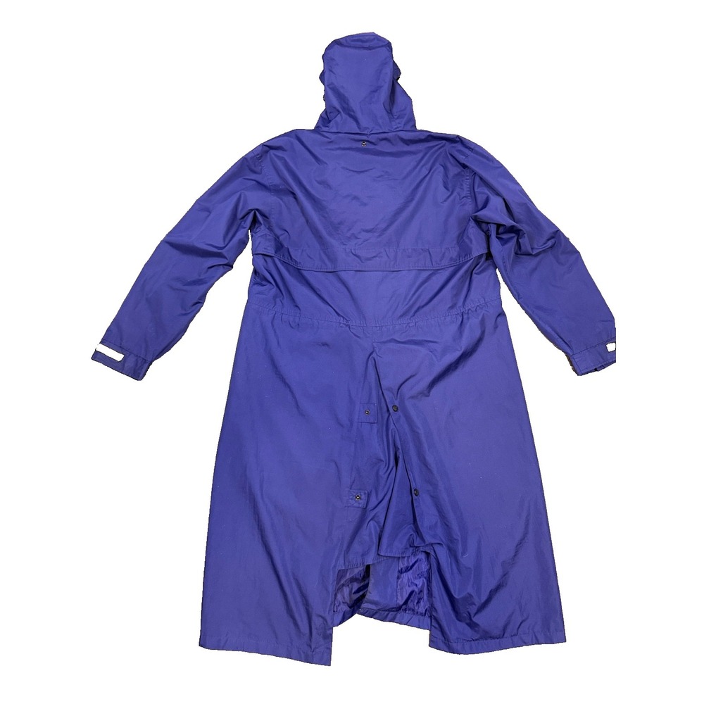 Outback Trading Company Mens Packable Long Rain Duster Waterproof Coat L Blue - Picture 3 of 9